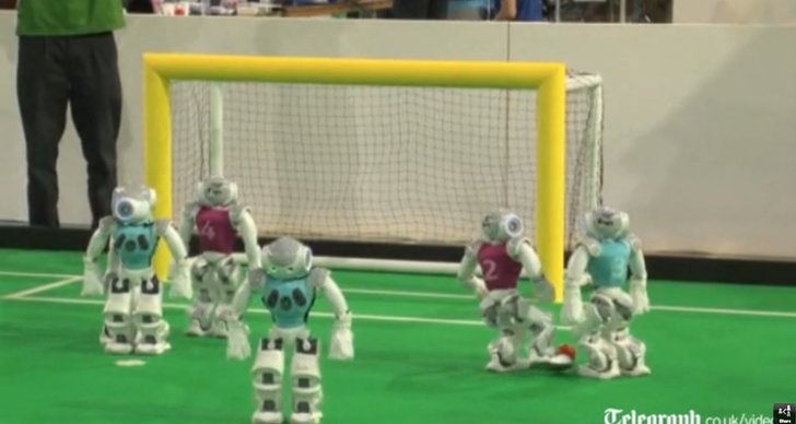 Fotboll, RoboCup, VM, Robot